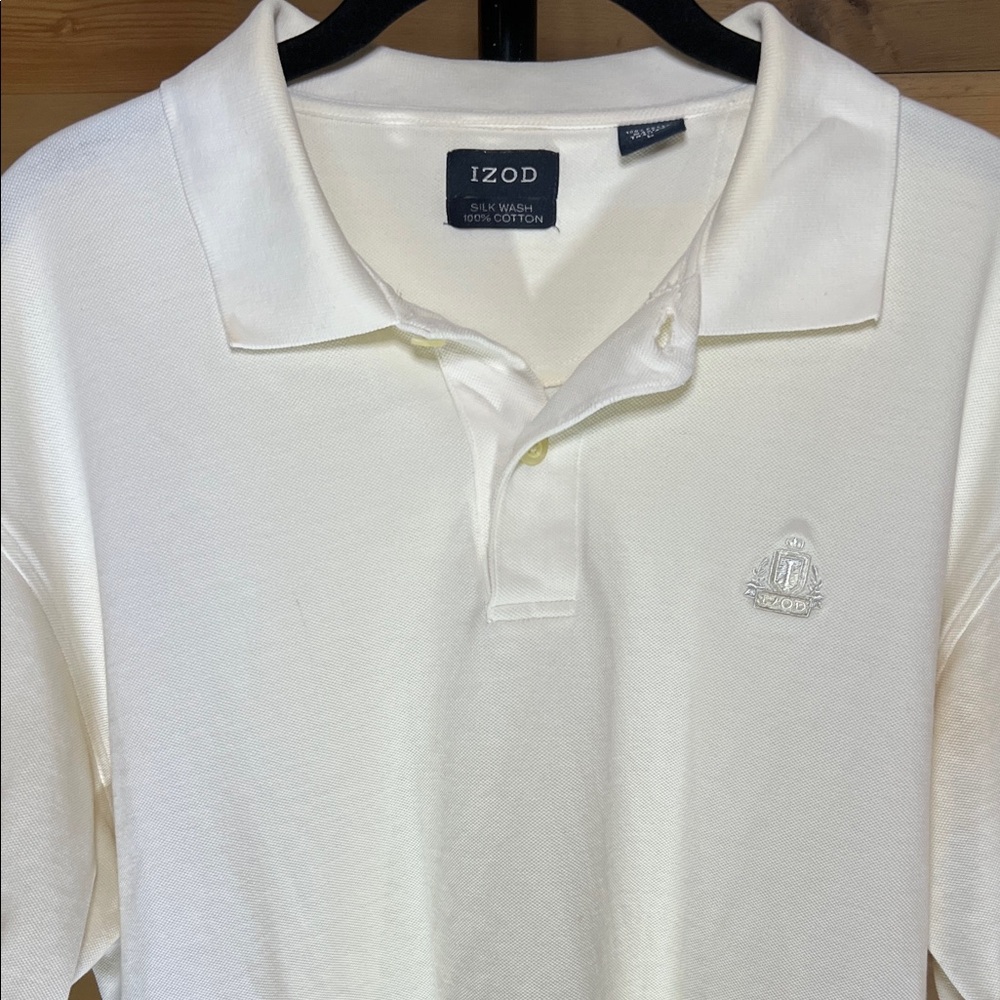 Izod Men's Ivory Polo Shirt